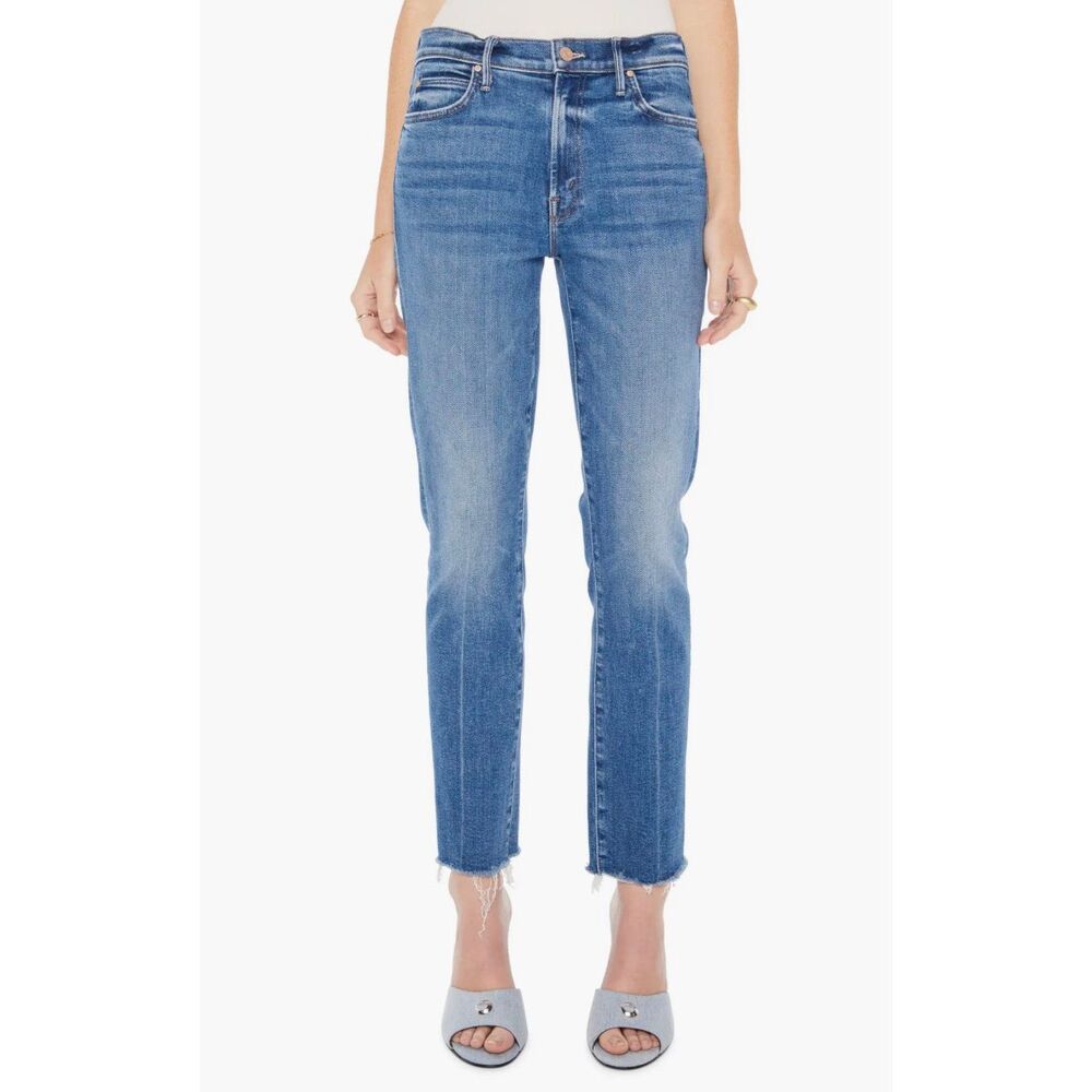 Mother the Rascal Ankle Fray in Opposites Attract Size 30